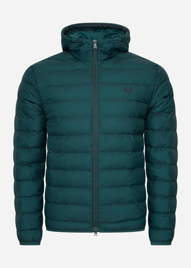 Fred Perry Jassen  Hooded insulated jacket - petrol blue