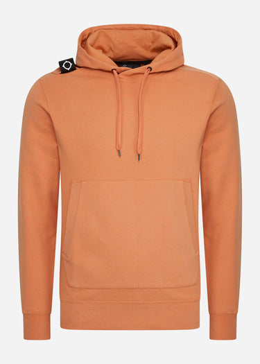 MA.Strum Hoodies Core overhead hoody - coral gold