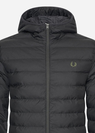 Fred Perry Jassen Hooded insulated jacket - black