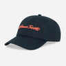 Lyle & Scott Petten Script embroidery baseball cap - dark navy