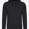 Lyle & Scott Hoodies Tonal eagle pullover hoodie - jet black