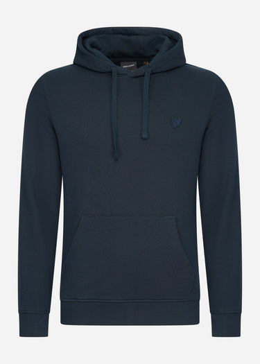 Lyle & Scott Hoodies Tonal eagle pullover hoodie - dark navy