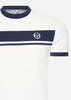 Sergio Tacchini T-shirts Master tee - white blue