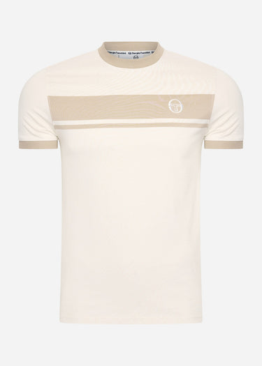 Sergio Tacchini T-shirts Master tee - white beige