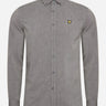 Lyle & Scott Overhemden Regular fit light weight oxford shirt - cove mountain moss