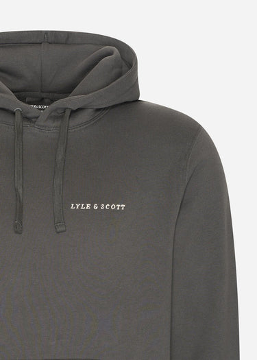 Lyle & Scott Hoodies Embroidered hoodie - gunmetal cove