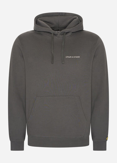 Lyle & Scott Hoodies Embroidered hoodie - gunmetal cove