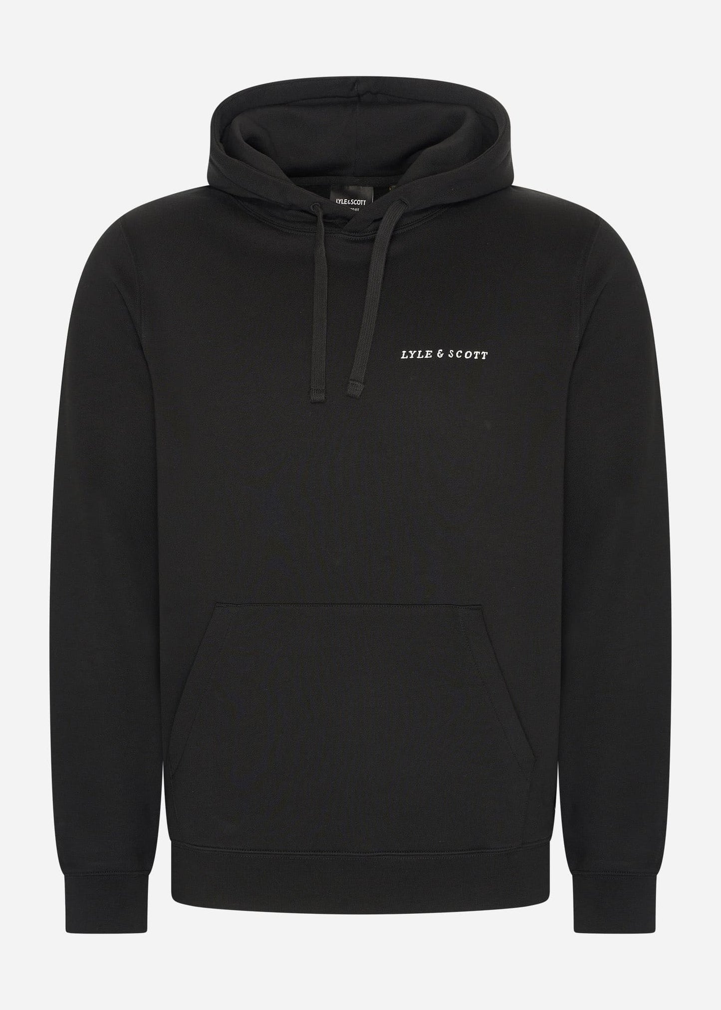 Lyle & Scott Hoodies Embroidered hoodie - jet black white