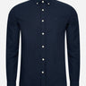 Lyle & Scott Overhemden Tonal eagle regular fit light weight oxford shirt - dark navy