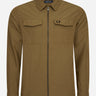 Fred Perry Overshirts Zip overshirt - shaded stone