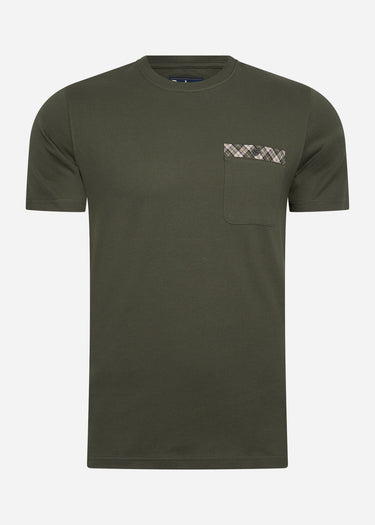 Barbour T-shirts Durness pocket tee - olive