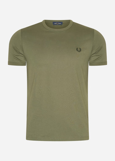 Fred Perry T-shirts Ringer t-shirt - laurel wreath green