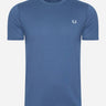 Fred Perry T-shirts Ringer t-shirt - mdnghtbl lghice