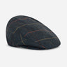 Barbour Petten Wilkin flat cap - navy herringbone