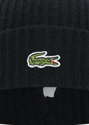 Lacoste Mutsen Beanie - black