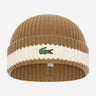 Lacoste Mutsen Beanie - cookie flour
