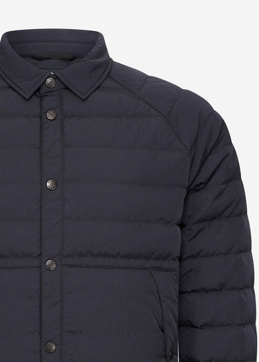 MA.Strum Jassen  Down overshirt - jet black