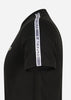 Lacoste T-shirts Contrast stripe t-shirt - black
