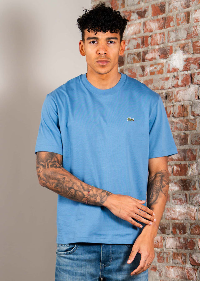 Lacoste T-Shirts Cotton t-shirt - abyss blue