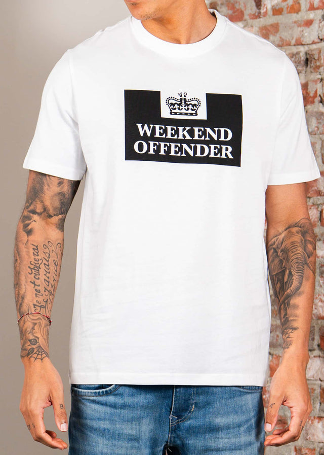 Weekend Offender T-Shirts Prison - white