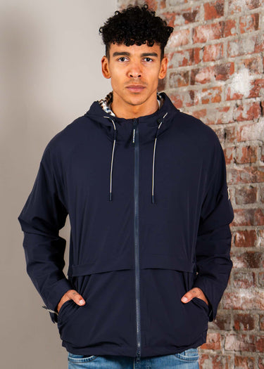 Aquascutum Jassen Shell sp hooded jacket - navy