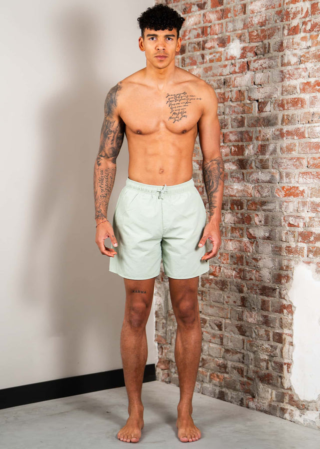 Lyle & Scott Badeshorts Plain swim short - misty sage