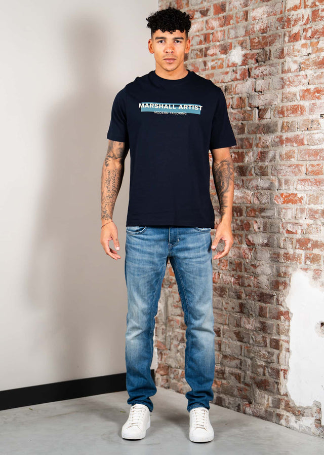 Marshall Artist T-Shirts Seafield logo t-shirt - navy