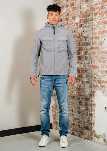 Marshall Artist Jassen Sicuro hooded overshirt - volcanic grey