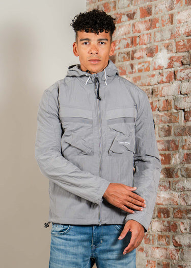 Marshall Artist Jassen Sicuro hooded overshirt - volcanic grey