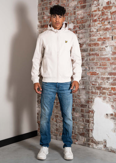 Lyle & Scott Jassen Mesh back softshell jacket - cove