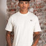 Aquascutum T-shirts Rubber patch t-shirt - old white