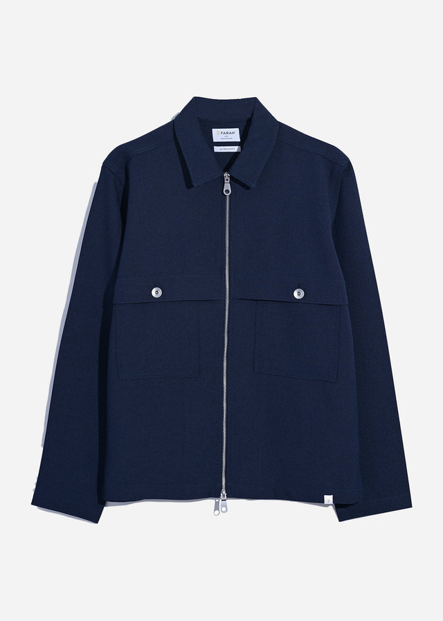 Farah Jacken Sonny overshirts - ink navy