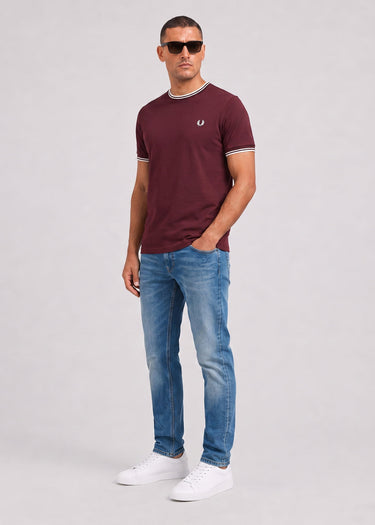 Fred Perry T-shirts Twin tipped t-shirt - oxblood ecru