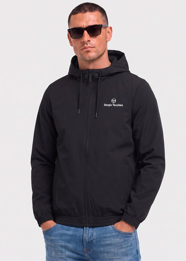 Sergio Tacchini Vesten Carson ripstop stretch hoodie tracktop - black