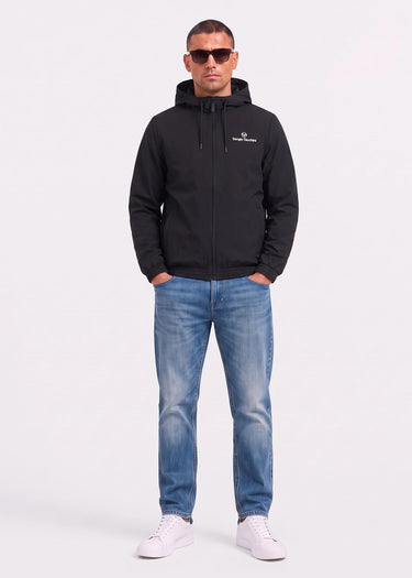 Sergio Tacchini Vesten Carson ripstop stretch hoodie tracktop - black