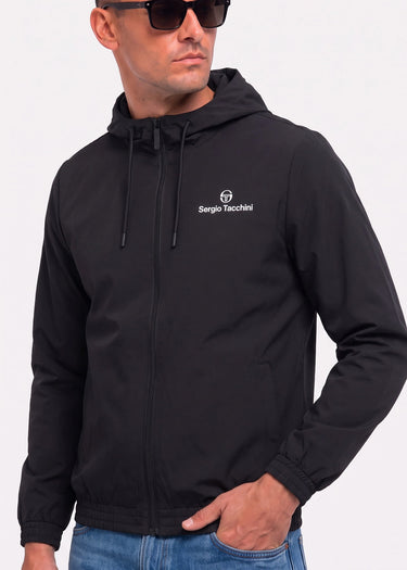 Sergio Tacchini Vesten Carson ripstop stretch hoodie tracktop - black