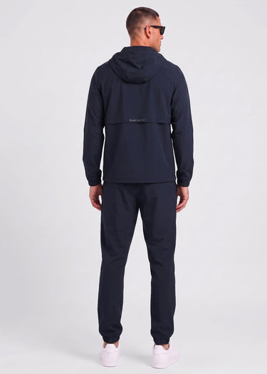 Sergio Tacchini Jassen Gallo hoodie track jacket - black