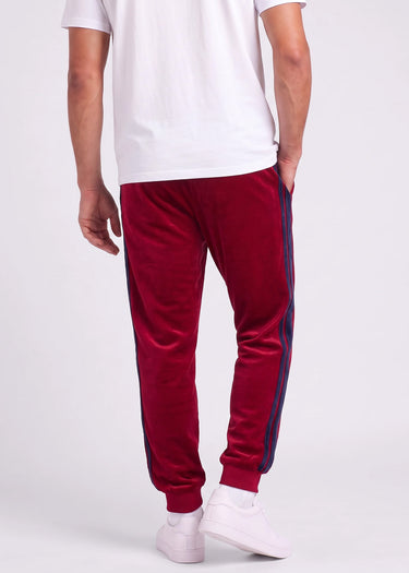 Sergio Tacchini Broeken Damarindo velour pants - tibetan red
