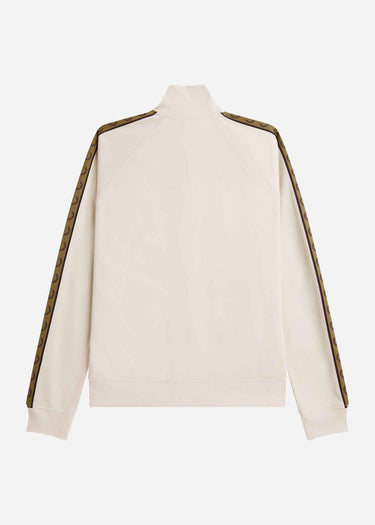 Fred Perry Vesten  Contrast tape track jacket - oatmeal shaded stone