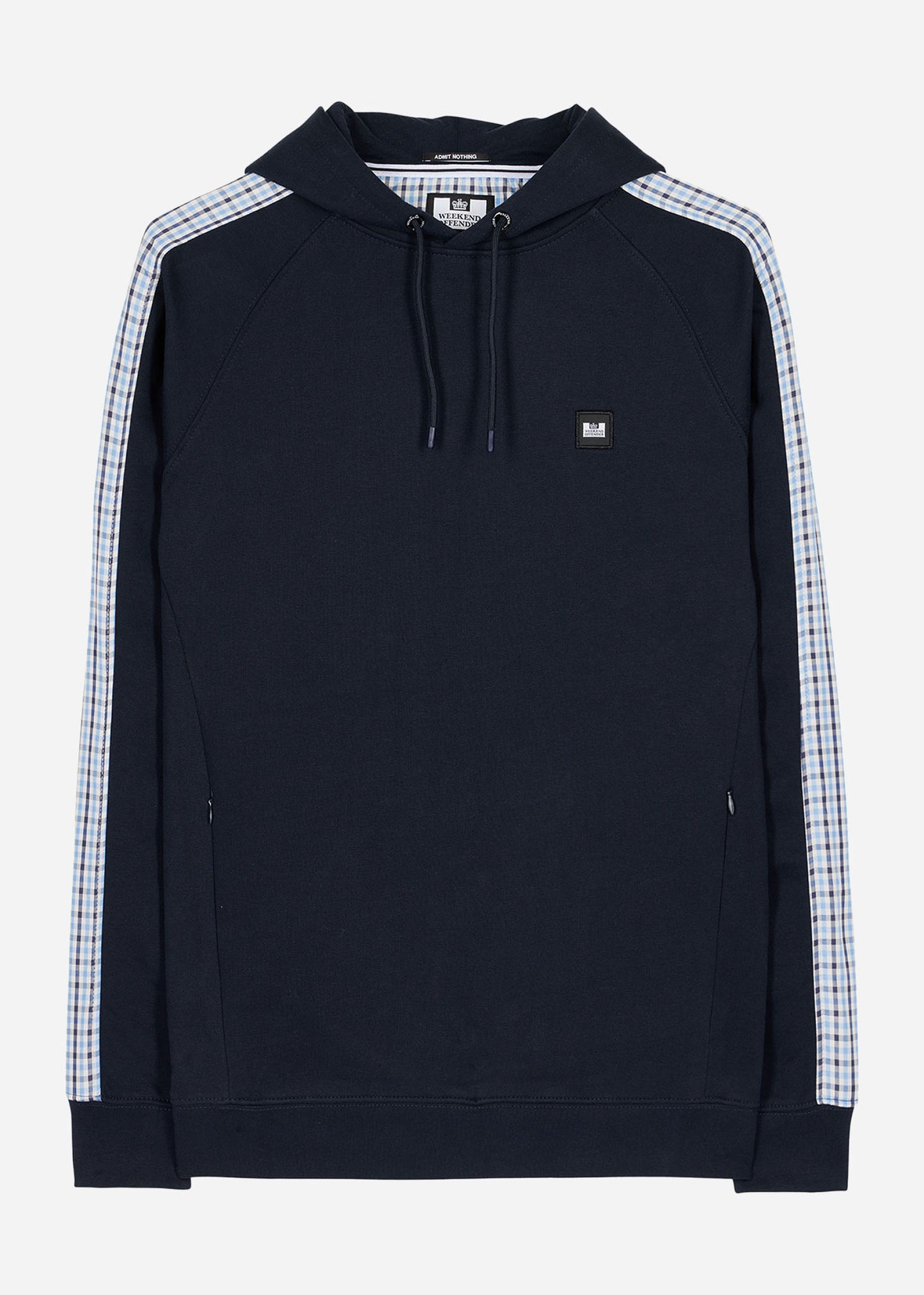 Weekend Offender Hoodies Lo sung - navy blue house check