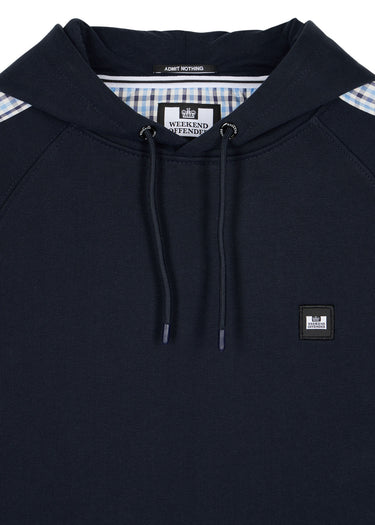 Weekend Offender Hoodies Lo sung - navy blue house check
