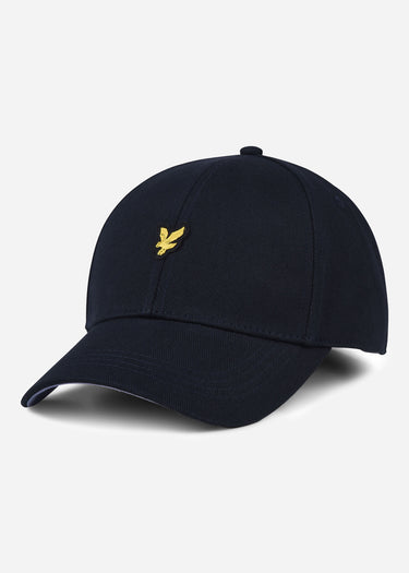 Lyle & Scott Petten Heavy twill baseball cap - dark navy