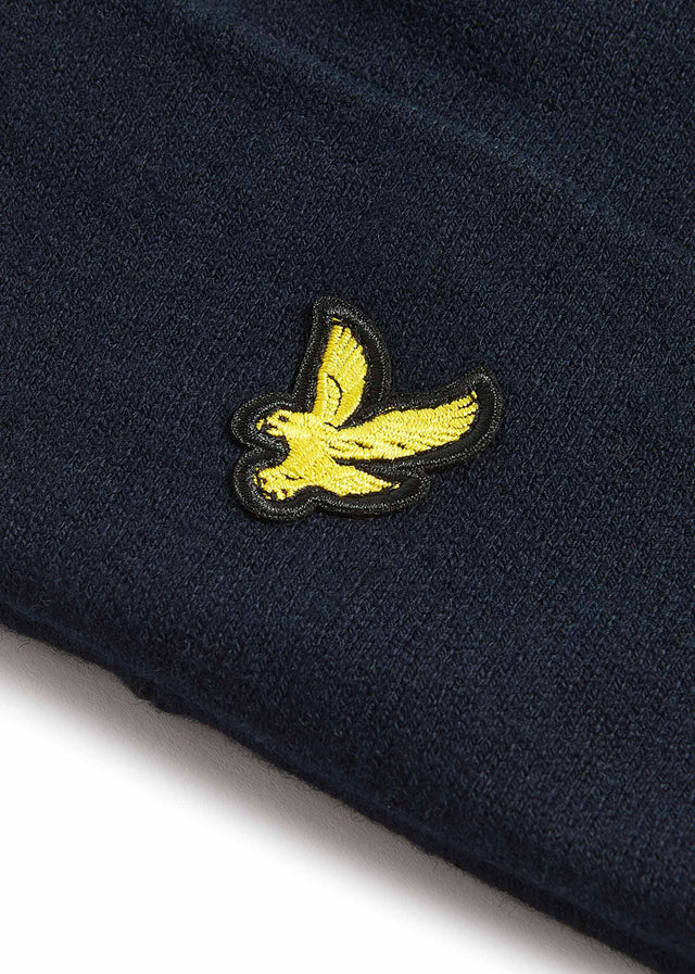 Lyle & Scott Mützen Cotton merino beanie - dark navy