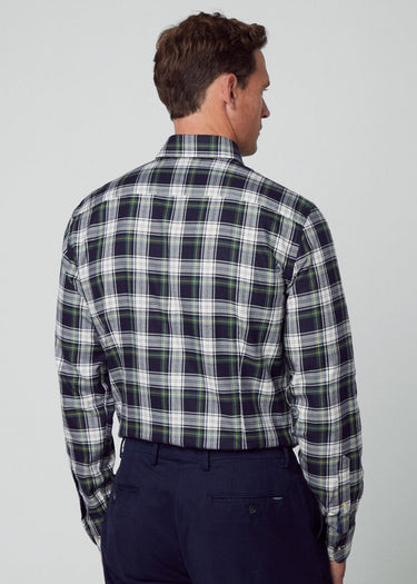 Hackett London Overhemden  Heritage tartan - green navy