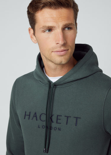 Hackett London Hoodies  Heritage hoody - dark green
