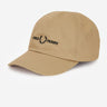 Fred Perry Petten Graphic branded twill cap - warm stone