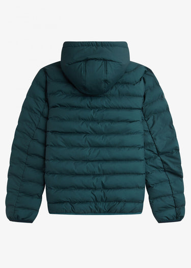 Fred Perry Jassen Hooded insulated jacket - petrol blue