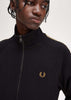 Fred Perry Vesten Chequerboard tape jacket - black