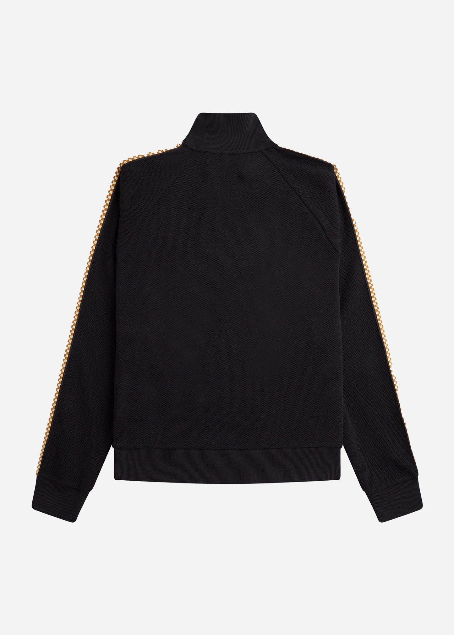 Fred Perry Vesten Chequerboard tape jacket - black