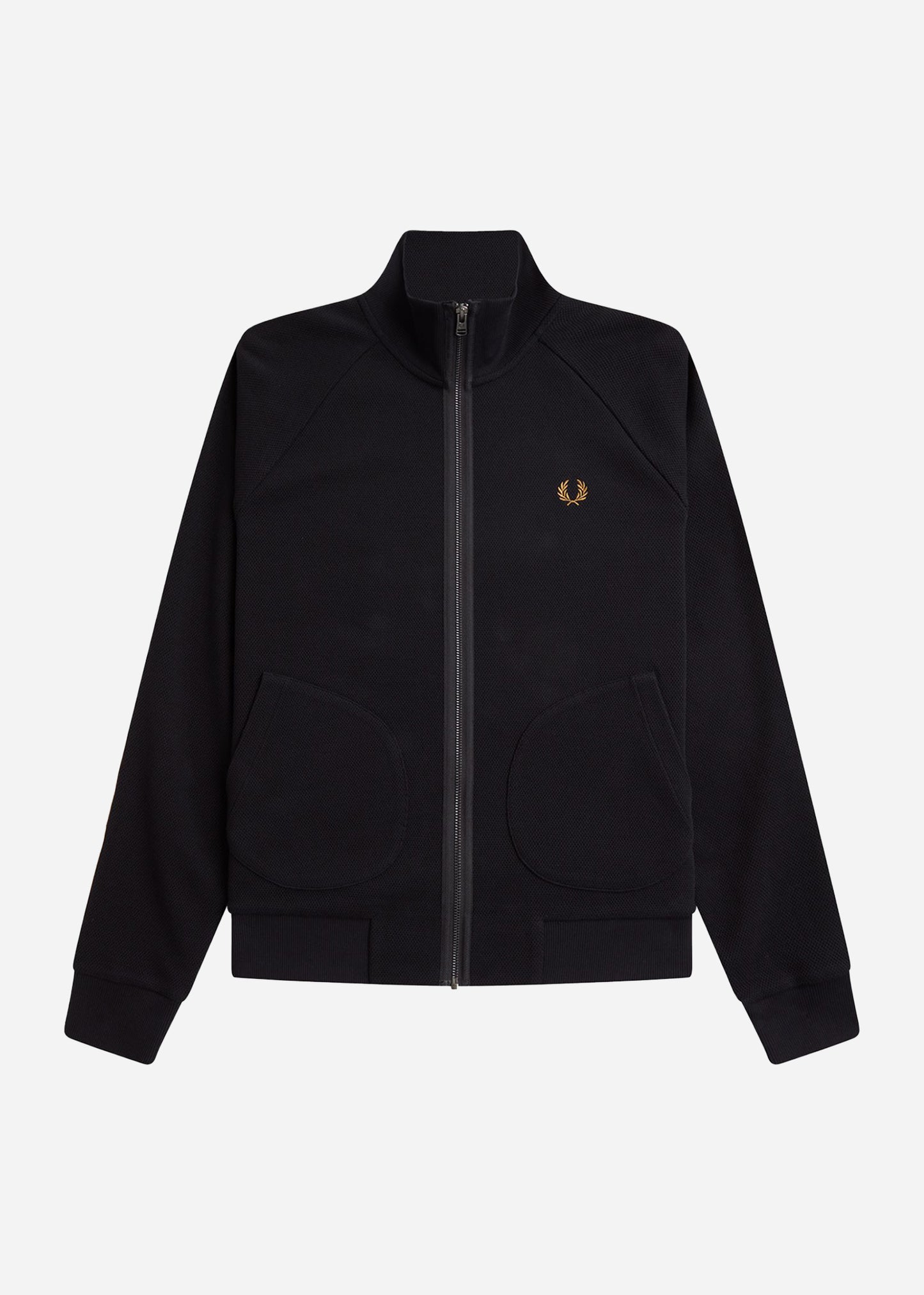Fred Perry Vesten Chequerboard tape jacket - black
